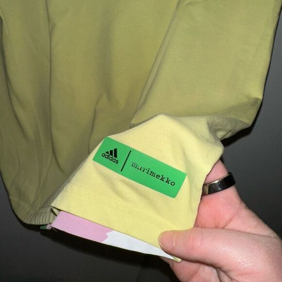 Adidas x Marimekko Yellow Flower Graphic Tee Size Asia Medium (US Small) EUC - Picture 5 of 13